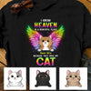 Personalized Cat Memorial Heaven Is A Beautiful Place T Shirt MR103 67O60 1