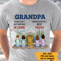 Personalized Fishing Dad Grandpa With Son Daughter T Shirt AP231 95O47 thumb 1