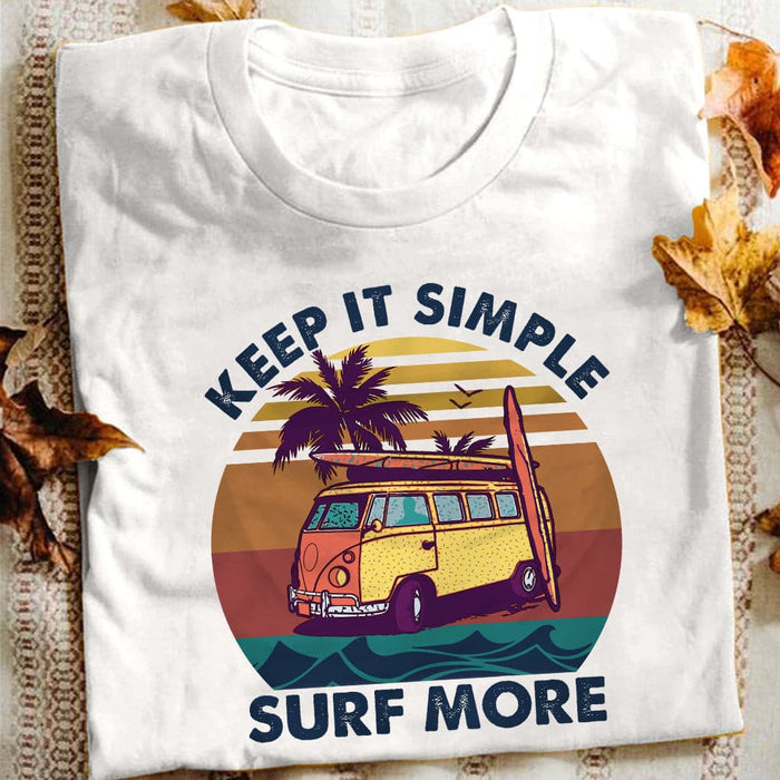 Surfing Keep It Simple White T Shirt JN153 95O36 1