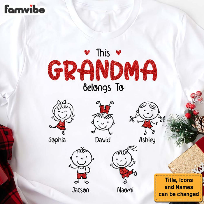 Personalized This Grandma Belongs To Shirt - Hoodie - Sweatshirt 30553 1