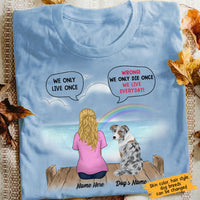 Personalized Dog Mom T Shirt AP202 87O58 thumb 1