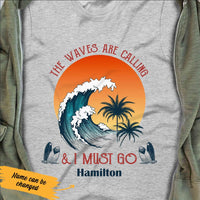 Personalized Surfing White T Shirt JN132 74O53 thumb 1