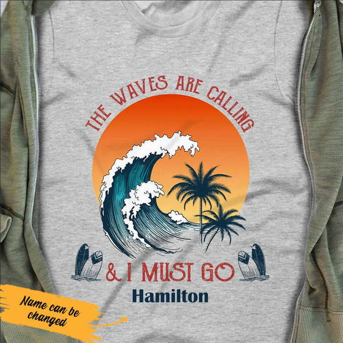 Personalized Surfing White T Shirt JN132 74O53 1