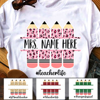 Personalized Teacher T Shirt JN32 26O47 thumb 1