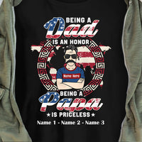 Personalized Dad Grandpa  T Shirt MY72 73O53 thumb 1