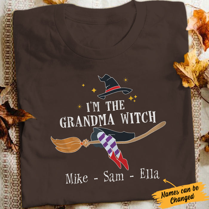 Personalized Halloween Grandma Witch T Shirt JL172 65O34 1