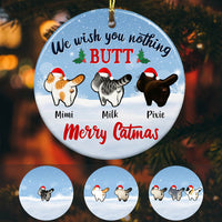 Personalized Merry Catmas Cat Christmas  Ornament OB225 30O60 thumb 1