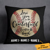 Personalized Dad Baseball   Pillow MY123 85O58 (Insert Included) 1