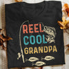 Personalized Grandpa Fishing Cool T Shirt MR265 81O34 1