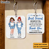 Personalized Friends Thank You Unbiological Sister Wood Keychain 24588 1
