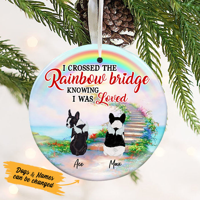 Personalized Dog Memorial Rainbow  Ornament OB291 87O53 1