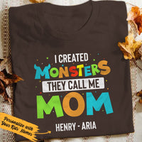 Personalized Mom Monster T Shirt JN165 95O36 thumb 1