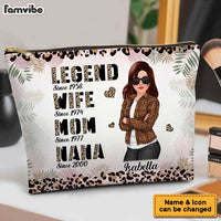 Personalized Gift For Mom Legend Wife Mom Grandma Cosmetic Bag 32321 thumb 1