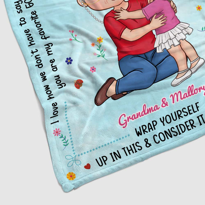 Personalized Gift For Granddaughter You Are My Sunshine Blanket 31221 1