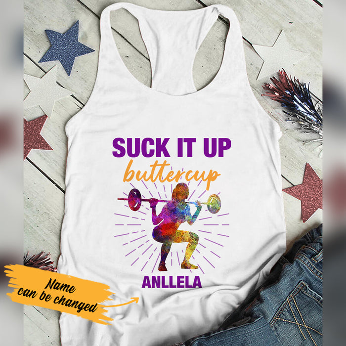 Personalized Gym Women Squat Racerback Tank JL132 95O36 1