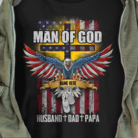 Personalized Dad Grandpa Man Of God T Shirt JN22 95O34 thumb 1