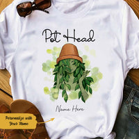 Personalized Pot Head Plant Girl T Shirt AG281 81O58 thumb 1