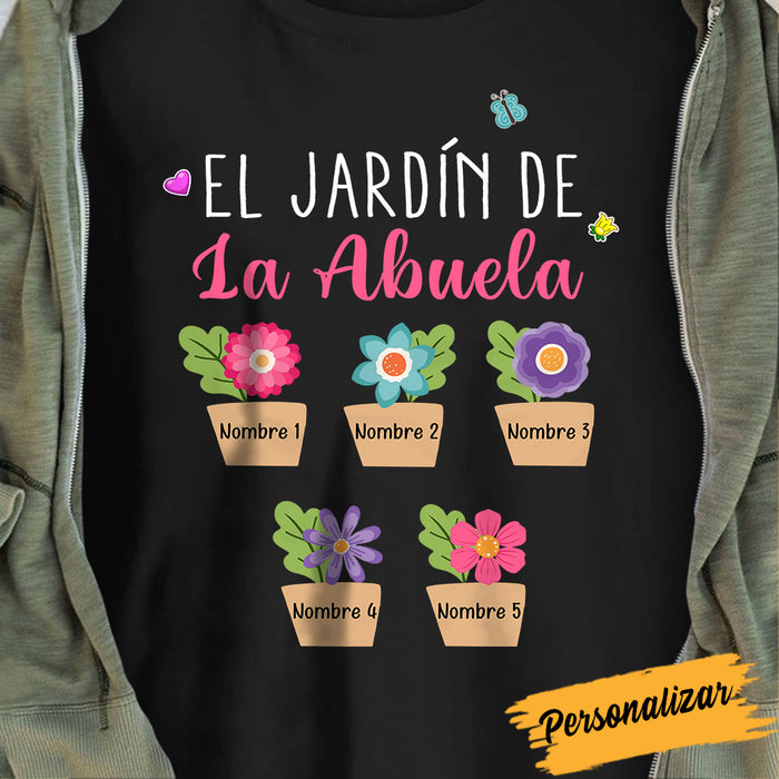 Personalized Grandma Mom Abuela Spanish T Shirt AP173 73O34 1