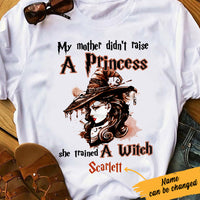 Personalized Witch Halloween White T Shirt JL142 85O57 thumb 1