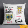 Personalized Besties At Heart Long Distance  Pillow SB2431 30O47 (Insert Included) 1