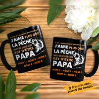 Personalized Dad Grandpa Fishing Père Grand-père La Pêche Mug AP93 87O58 thumb 1