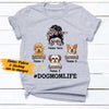 Personalized Dog Mom Life T Shirt AP71 26O36 1