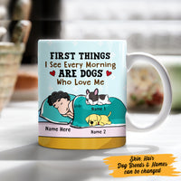 Personalized Dog Who Loves Me Mug JR261 29O47 thumb 1