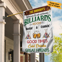 Personalized Rackin Game Room Billiards Flag AG132 28O57 thumb 1