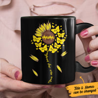 Personalized Mom Grandma Sunflower Mug AP21 95O36 thumb 1