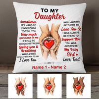 Personalized Letter To My Kids Dad Grandpa Pillow MR93 73O53 (Insert Included) thumb 1