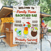 Personalized Backyard Bar Gardening Proudly Serving Flag AG71 30O47 1