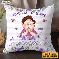 Personalized Gifts For Grandma God Says You Are Pillow 31481 thumb 1