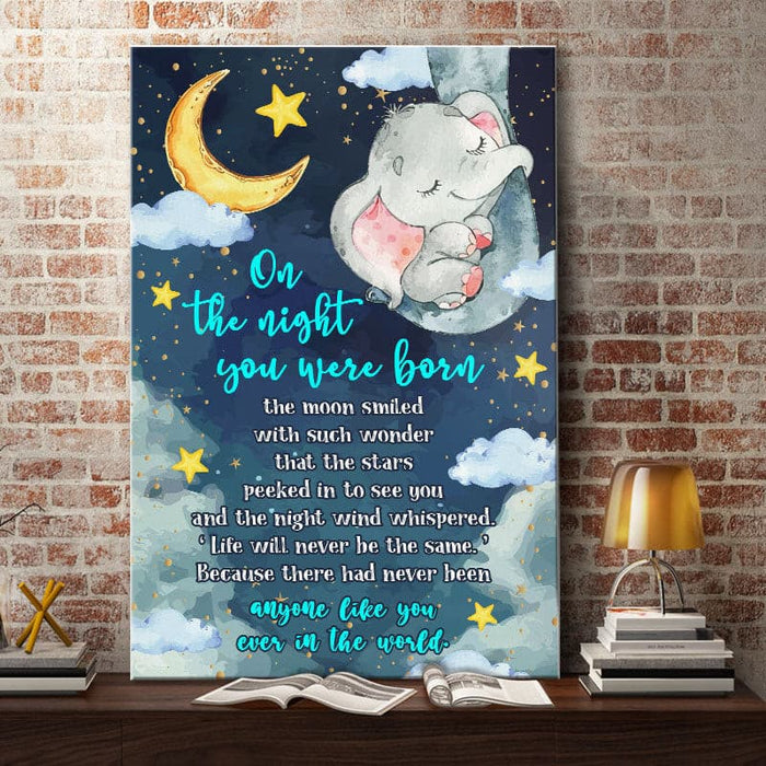 Daughter &-Son Elephant  Canvas MR1802 87O53 1