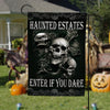 Skull Haunted Estates Halloween Flag JL153 81O36 thumb 1