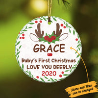 Personalized Baby First Christmas Ornament OB51 85O60 thumb 1