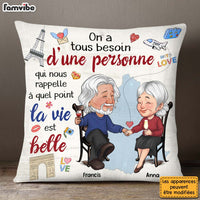 Personalized French Couple Gift À Quel Point La Vie Est Belle Pillow 30913 thumb 1