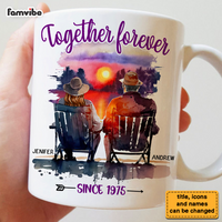 Personalized Old Couple Gift Together Forever Mug 31046 thumb 1