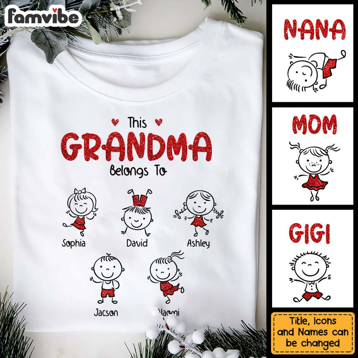 Personalized This Grandma Belongs To Shirt - Hoodie - Sweatshirt 30553 1