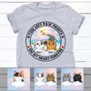 Personalized You Left Paw Prints on My Heart Cat Memorial T Shirt AP205 67O53 1