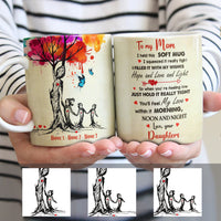Personalized Mom Grandma Tree Hug Mug MR31 30O34 thumb 1