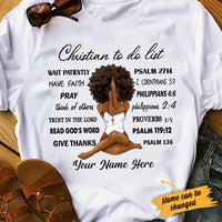 Personalized BWA God To Do List T Shirt AG281 85O34 thumb 1