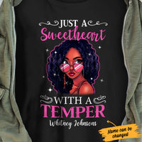 Personalized BWA Sweetheart With Temper T Shirt JL252 30O34 thumb 1