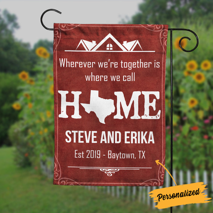 Personalized Home State House Flag JL201 81O34 1