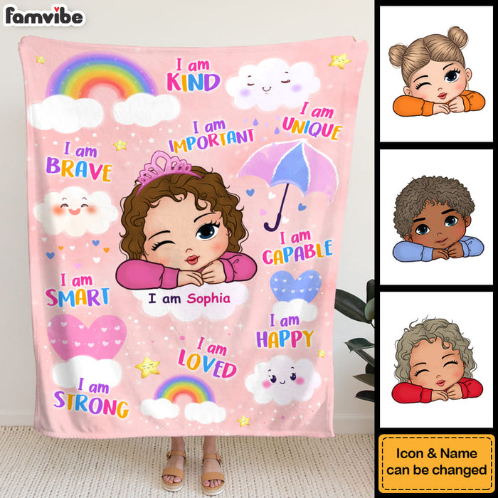 Personalized Gift For Granddaughter Affirmation Blanket 31342 1