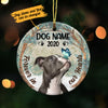 Personalized Forever In Our Hearts Pitbull Dog Memorial Ornament OB213 73O36 1