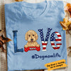 Personalized Dog Mom Life T Shirt MY52 73O58 1