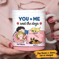 Personalized Couple You Me And The Dog Mug JR222 81O47 thumb 1