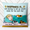 Personalized Happiness Is Dog Pillow JR251 29O47 (Insert Included) 1
