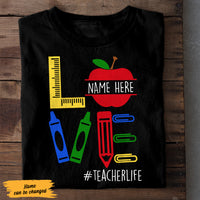 Personalized Teacher Love T Shirt MY314 30O47 thumb 1