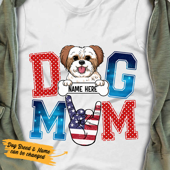 Personalized Dog Mom Dog Dad T Shirt MY61 73O36 1
